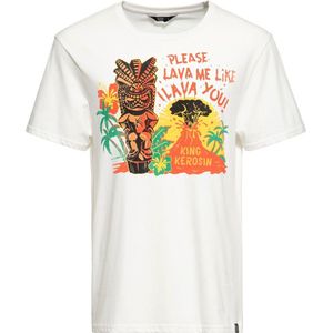 King Kerosin Lava Classic T-Shirt Weiß-L