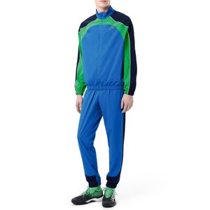 Lacoste - Stretch - Trainingspak - Blauw - Groen - Navy