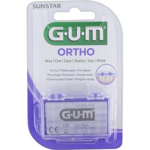 Gum Orthodontische Wax Mint Beugelreiniging - 1 st - Beugelverzorging