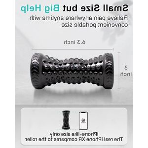 Ergonomisch ontworpen voetroller - Diepere bult - Plantaire fasciitis verlichting - Voetboogpijn - Myofasciaal pijnsyndroom massage roller