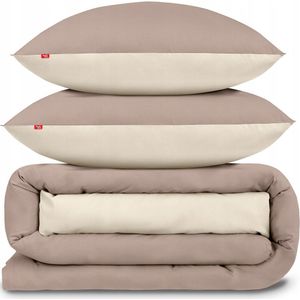 Softimi Beddengoed Set 160x200cm Katoen 100% met 2 Kussenslopen 70x80cm