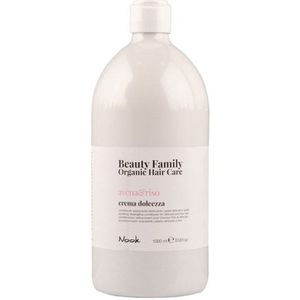 Nook Beauty Family Organic Hair Care Avena&Riso Crema Dolcezza 1L - Soothing detangling conditioner for delicate and fine hair