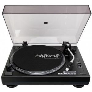 Omnitronic BD-1390 Draaitafel (dj) met riemaandrijving Zwart