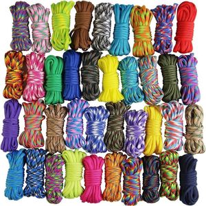 Multifunctionele Paracords voor Parachutes Armbanden Koorden Doe-het-zelf (Meerkleurig 20 stuks)