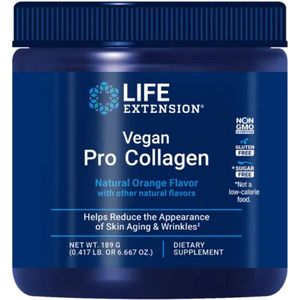 Life Extension - Vegan Pro Collageen - 189 Gram - 100% Vegan Alternatief voor Dierlijk Collageen - met Gotu Kola, Ginseng en Vitamine C - Superfood