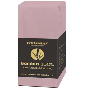 Fiki Miki Bamboe Hoeslaken 75x75cm Roze