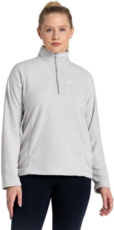 Craghoppers Miska Fleece Met Halve Rits Grijs 14 Vrouw