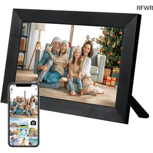 RFWR® Digitale Fotolijst WiFi 10 Inch Touchscreen met 32 GB Geheugen - Cadeau voor Familie