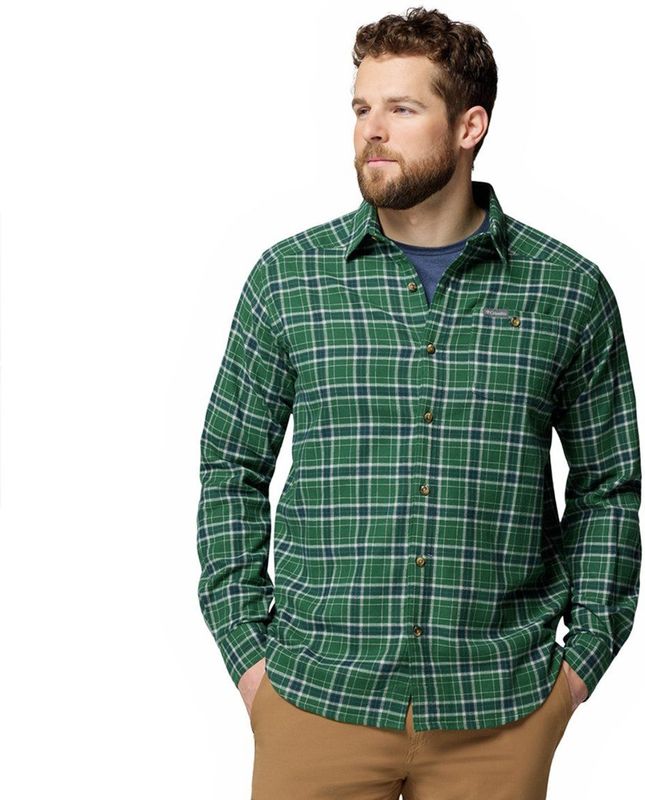 Columbia - Cornell Woods - Flannel Overhemd - Groen