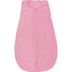 Baby zomerslaapzak roze - 70 CM - 100% katoen - Halsbeschermer - Fillikid