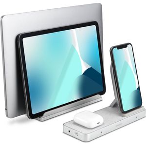 Kensington - StudioCaddy - Docking Station - Zilver - Qi Draadloos Opladen voor Apple Apparaten