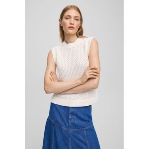 MSCH - Daina Vest - Egret - Ademend Breisel