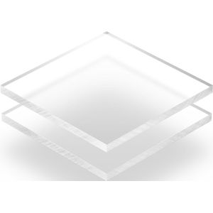 Plexiglas plaat 6 mm dik - 90 x 60 cm - Frost Helder