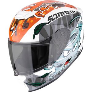 Scorpion EXO-JNR AIR THE4ELEMENTS - Wit / Blauw / Oranje