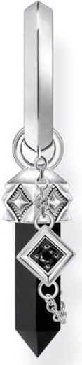 Thomas Sabo - Hoepeloorbellen - Zwart - Zilver - Onyx