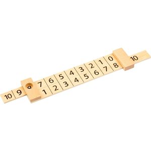 Educo Rekenliniaal - Houten speelgoed - Houten puzzel - Educatief speelgoed - Kinderspeelgoed - Vanaf 6 jaar