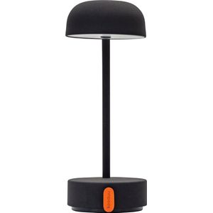 Kooduu Fokus Bureaulamp - Tafellamp - Led lamp - Nachtlamp - Dimbaar - Oplaadbaar - 25,5 cm - Leeslamp - Led Bureaulamp - Zwart - Staal