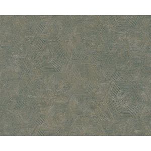 A.S. Création - My Home - Behang - Glinster Effect - Blauw Goud