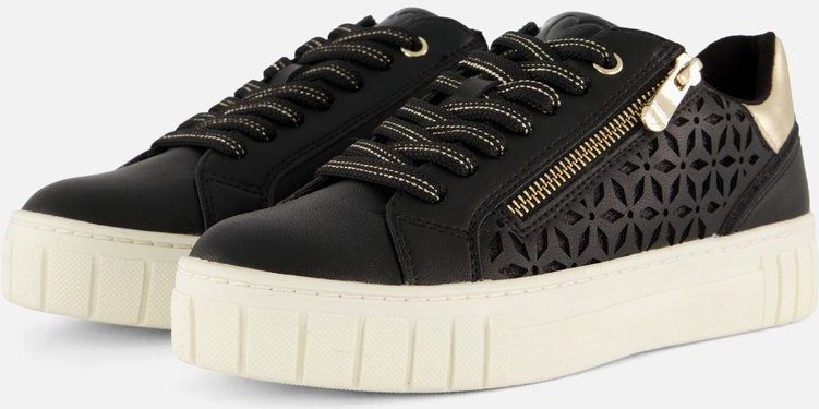 Marco Tozzi - Sneakers - Zwart - Synthetisch