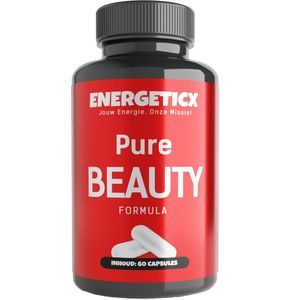 Pure Beauty Probiotica & Inuline - Krachtige Mix van Pre- & Probiotica - Ondersteunt Darmflora & Innerlijke Schoonheid - Energeticx