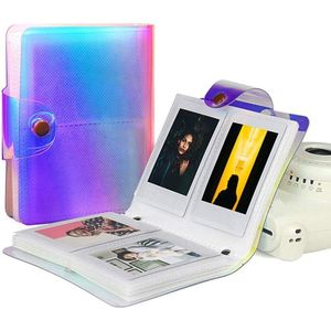3 Inch Transparant Kleurrijk Fotoboekalbum voor Fujifilm Instax Mini-Foto's