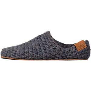 Kingdom of Wow - Zomer Sloffen Wol Bamboe in Charcoal Grijs voor Dames en Heren in Maat 40/41 - Handgemaakt