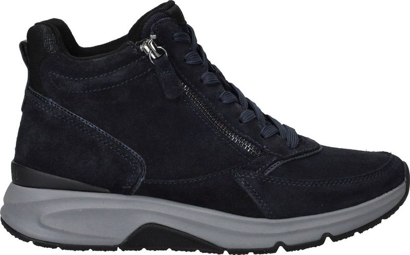 Gabor Rollingsoft Veterboots - Dames - Blauw - Maat:37
