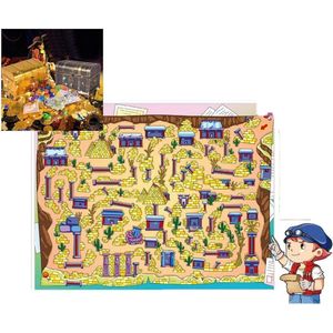 150 stuks gouden piratenmunten met 100 stuks kinderpiratenedelstenen - piratenschat voor kinderen - piratenfeest cadeautje voor schattenjacht op kinderverjaardag