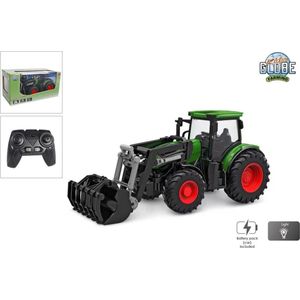 Kids Globe RC Tractor met Frontlader - Groen