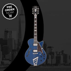 D'angelico Deluxe SS Limited Edition Sapphire - Elektrische gitaar - blauw