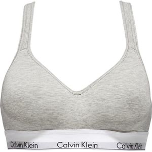 Calvin Klein Modern Cotton Bralette met cup Dames - Grijs - Maat S