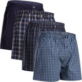 DANISH ENDURANCE - Boxershorts - Biologisch Katoen - Heren Ondergoed - Knoopgulp - 4-pack
