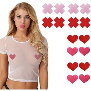 Allecto Plus - Tepelafdekkingen, waterdicht en ultradun, 8 paar | Wegwerp borstpatch voor onzichtbare dekking | Borstkussen voor optimale bescherming | Beige A