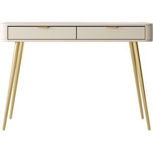 Selsey Oval - Make-up tafel met lades 112 cm - Beige