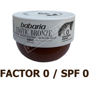 Babaria Exotic Bronze Tanning Jelly Coco FACTOR 0 / SPF 0 - 300ml