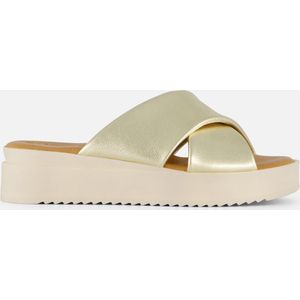 Tamaris Slippers goud Synthetisch - Dames