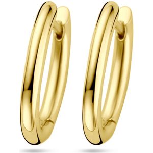 Zilver Verguld (Geel) Klapoorringen 1 Micron 2103580