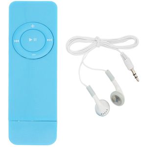 Vitdipy - MP3-Speler - Incl. Oordopjes - MP3-muziekspeler - SD kaart wordt niet meegeleverd - Blauw