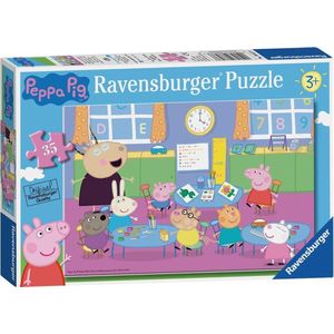 Ravensburger Peppa Pig Classroom Fun Legpuzzel 35 stuk(s) Stripfiguren