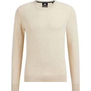 WE Fashion Heren fijngebreide trui van katoenmix