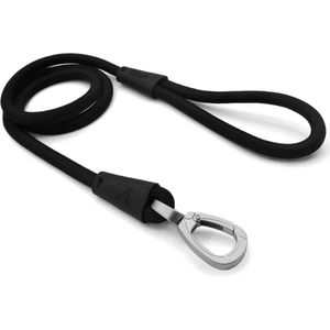 Morso - Hondenriem - Soft Rope - Gerecycled - Black Zwart - 120X1 cm