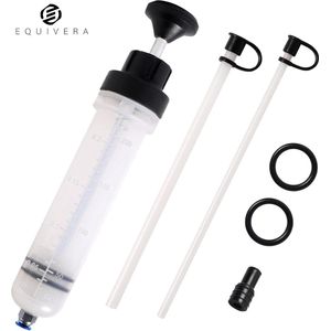 Equivera - Vloeistofpomp - Handmatige Hevelpomp - 200 ml - Voor Vloeistoffen