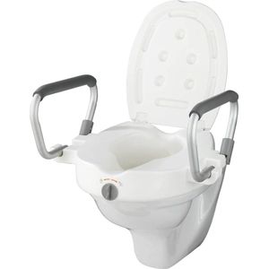 WC Verhoger/Toiletverhoger Secura WC Sitz Erhöhung mit Stützgriffen