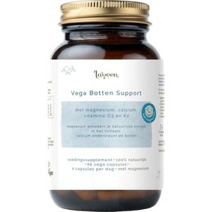 Laveen Vega Botten Support - bevat Vitamine D3 & K2 - met Magnesium & Calcium - Vegan - 100% natuurlijk
