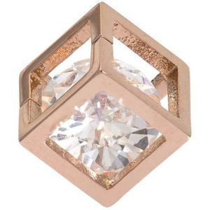 iXXXi-Jewelry-Hollow Cube Stone-Rosé goud-dames-Bedel-One size