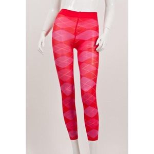 Burlington 3/4 legging maat 38/40 roze/rood geruit