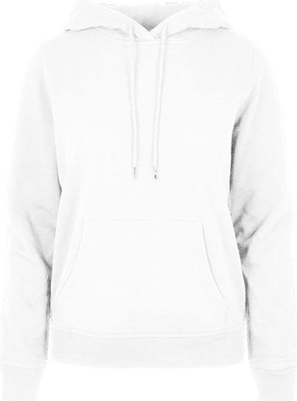 Build Your Brand - Basic Hoodie - Wit - Dames