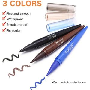 Eyeliners 3 in een set Kajal eyeliner zwart bruin blauw
