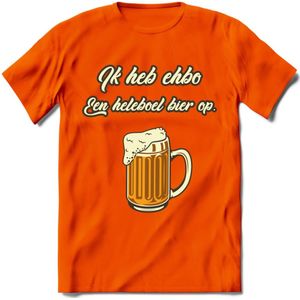 Ik Heb EHBO T-Shirt | Bier Kleding | Feest | Drank | Grappig Verjaardag Cadeau | - Oranje - 3XL