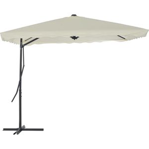 VidaXL Parasol Stalen Paal 250x250 cm Antraciet